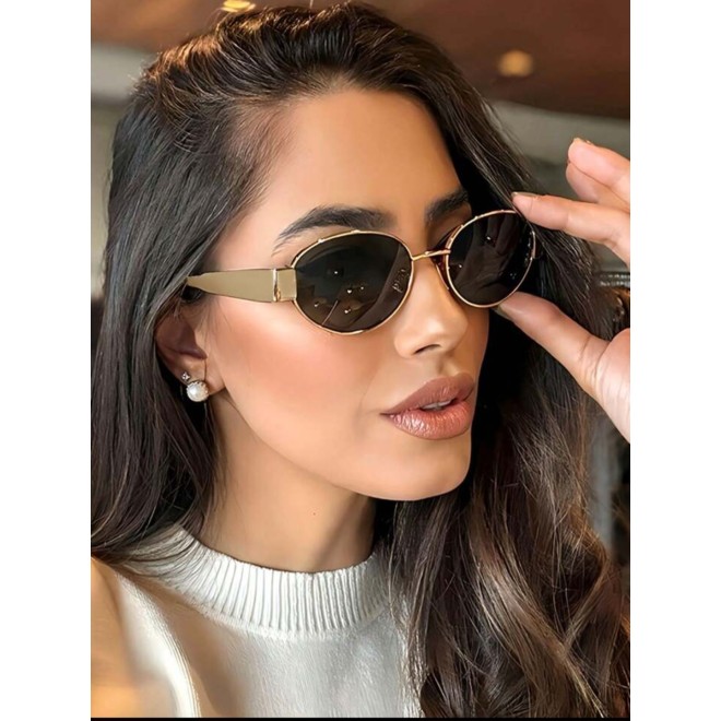 Vintage Oval Fashion Glasses For Women - SHEIN BD